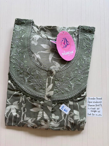 BS512 Shandar Spun nighty
