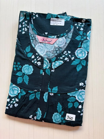 AASKZ 012 Peacock Zip Nighty BP DPS