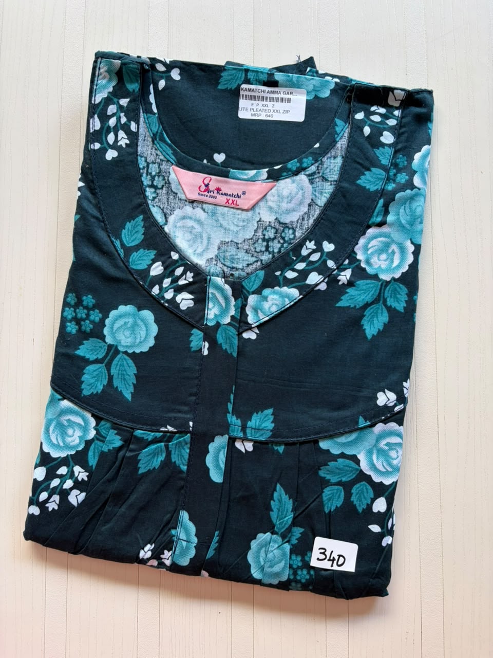 AASKZ 012 Peacock Zip Nighty BP DPS