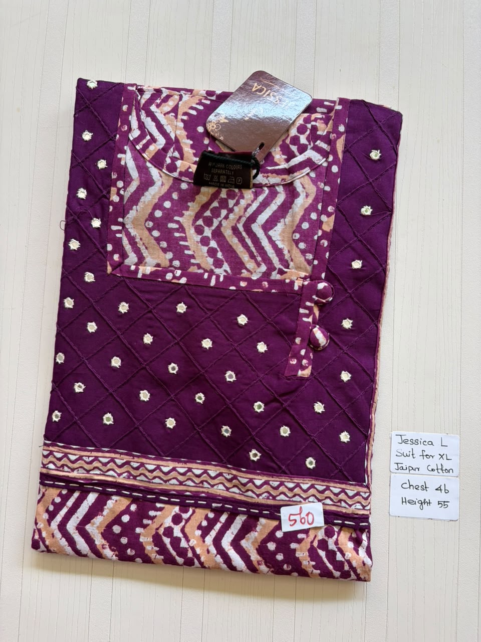 BJS 1490 Jessica VV AL JC Nighty 550