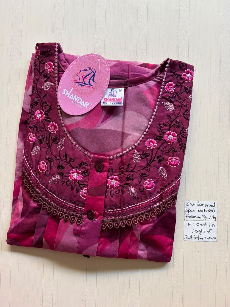 ASS 398 Shandar Spun nighty