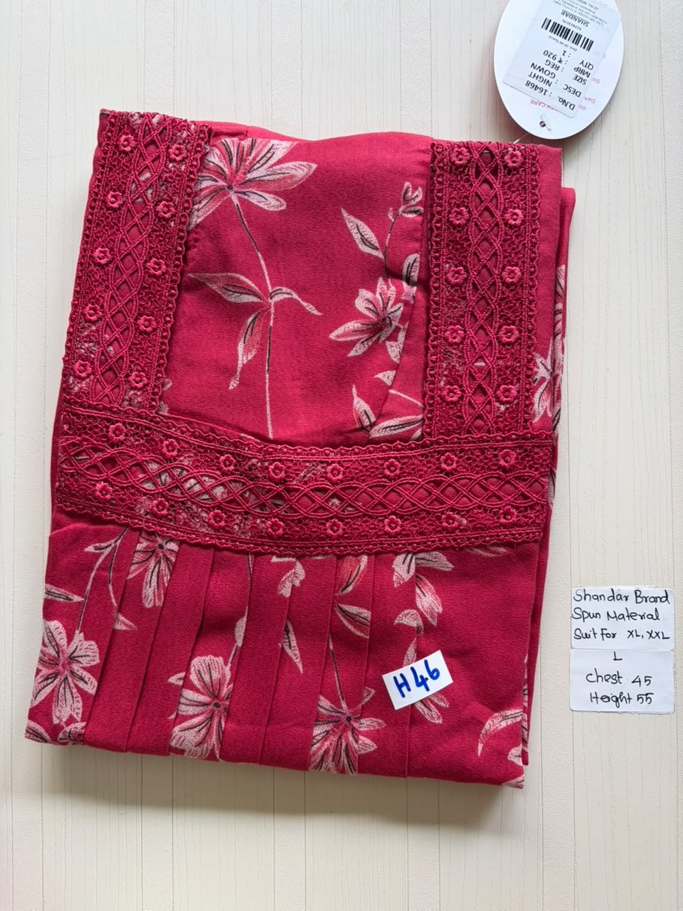 BSS 610 Shandar Spun nighty