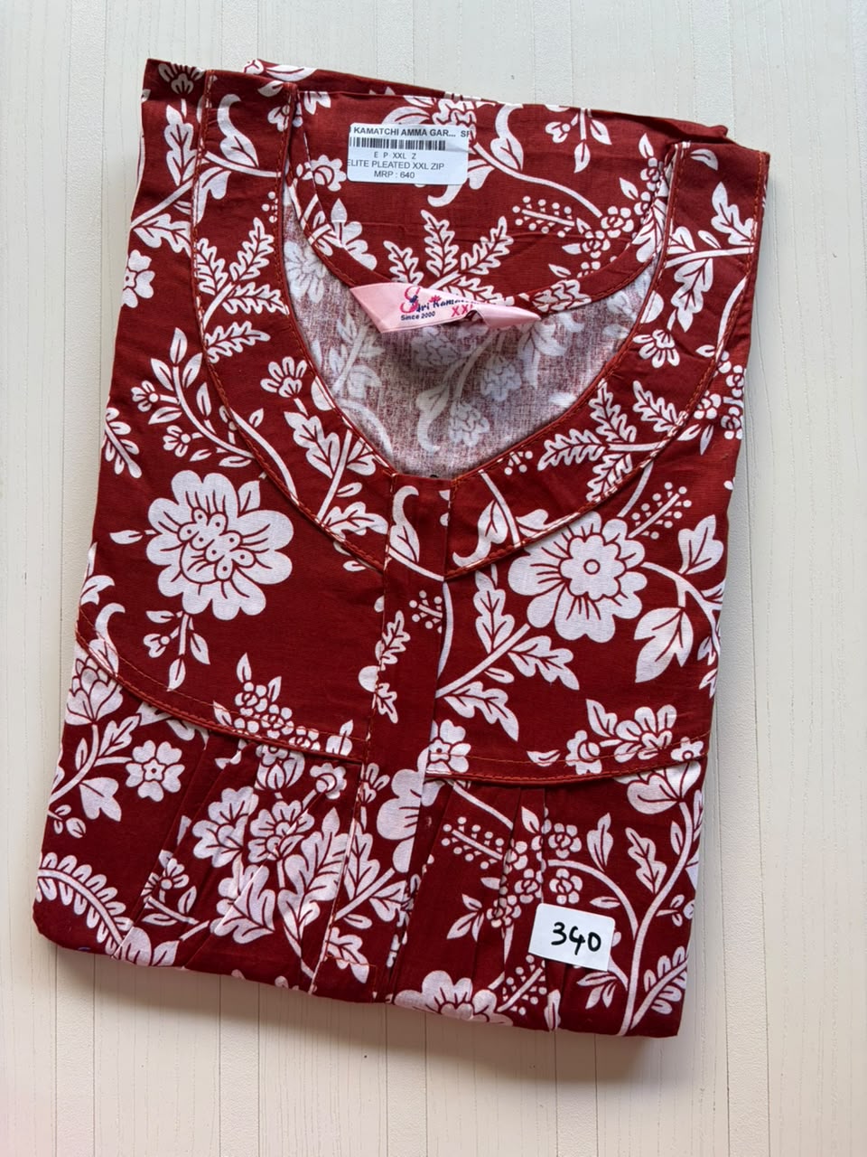 AASKZ 010 Peacock Zip Nighty BP DPS