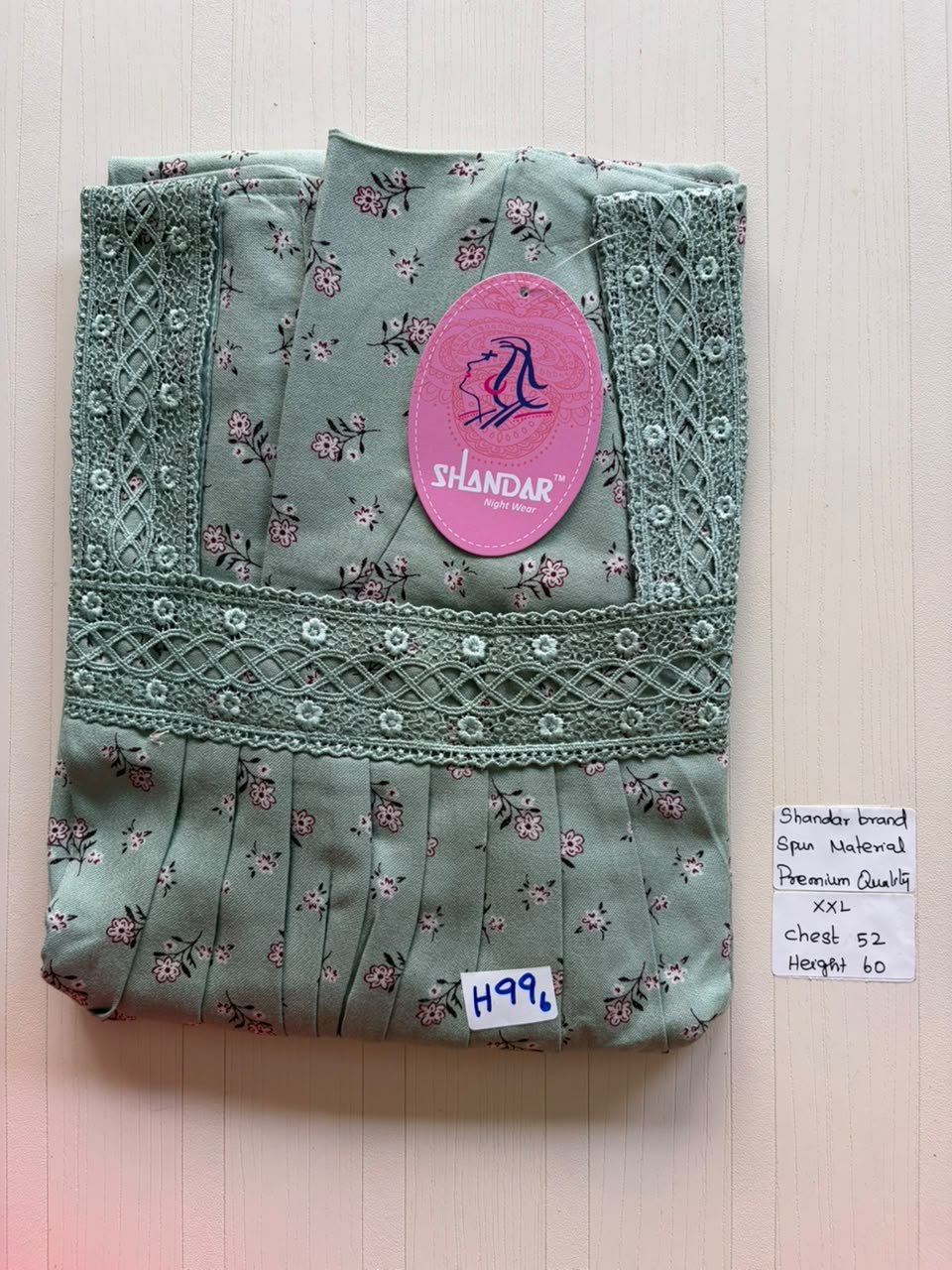 DSS 240 Height Shandar Spun nighty