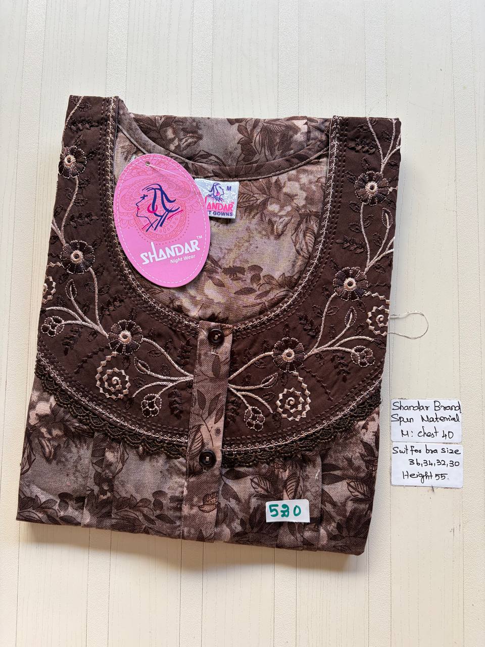 ASS 816 Shandar Spun nighty light