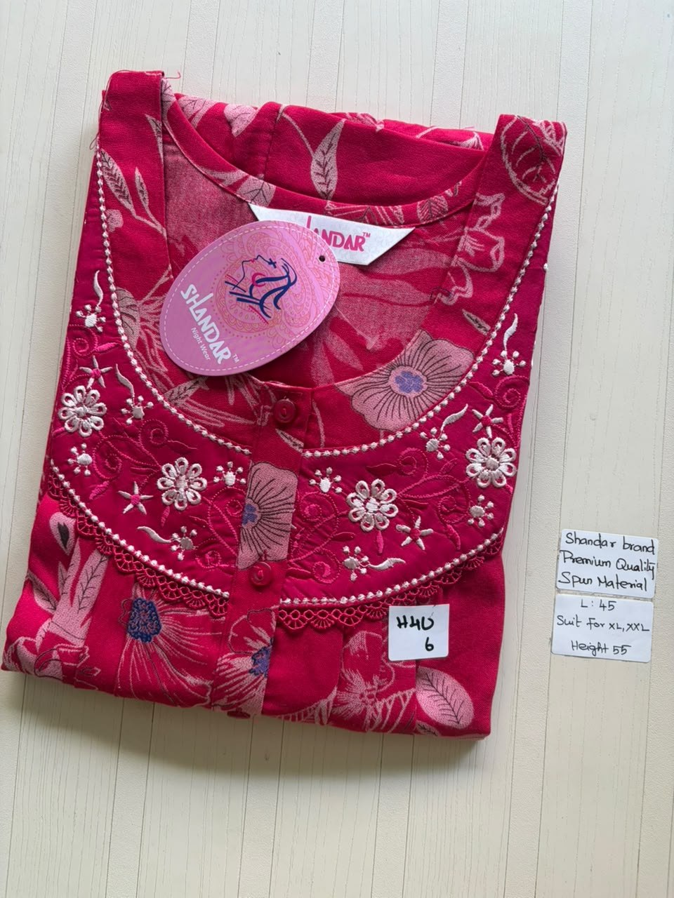 BS366 Shandar Spun nighty