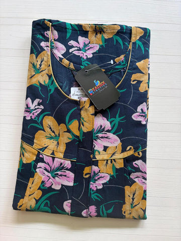 AASBP 153 Peacock Pleats Zip Nighty BP BPS