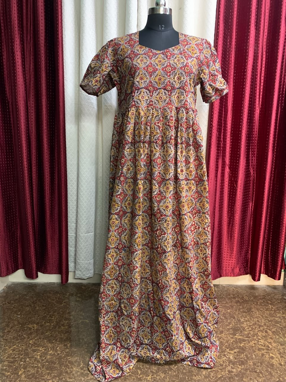 MFS156 Peacock Height maxi frock YY1 YY2