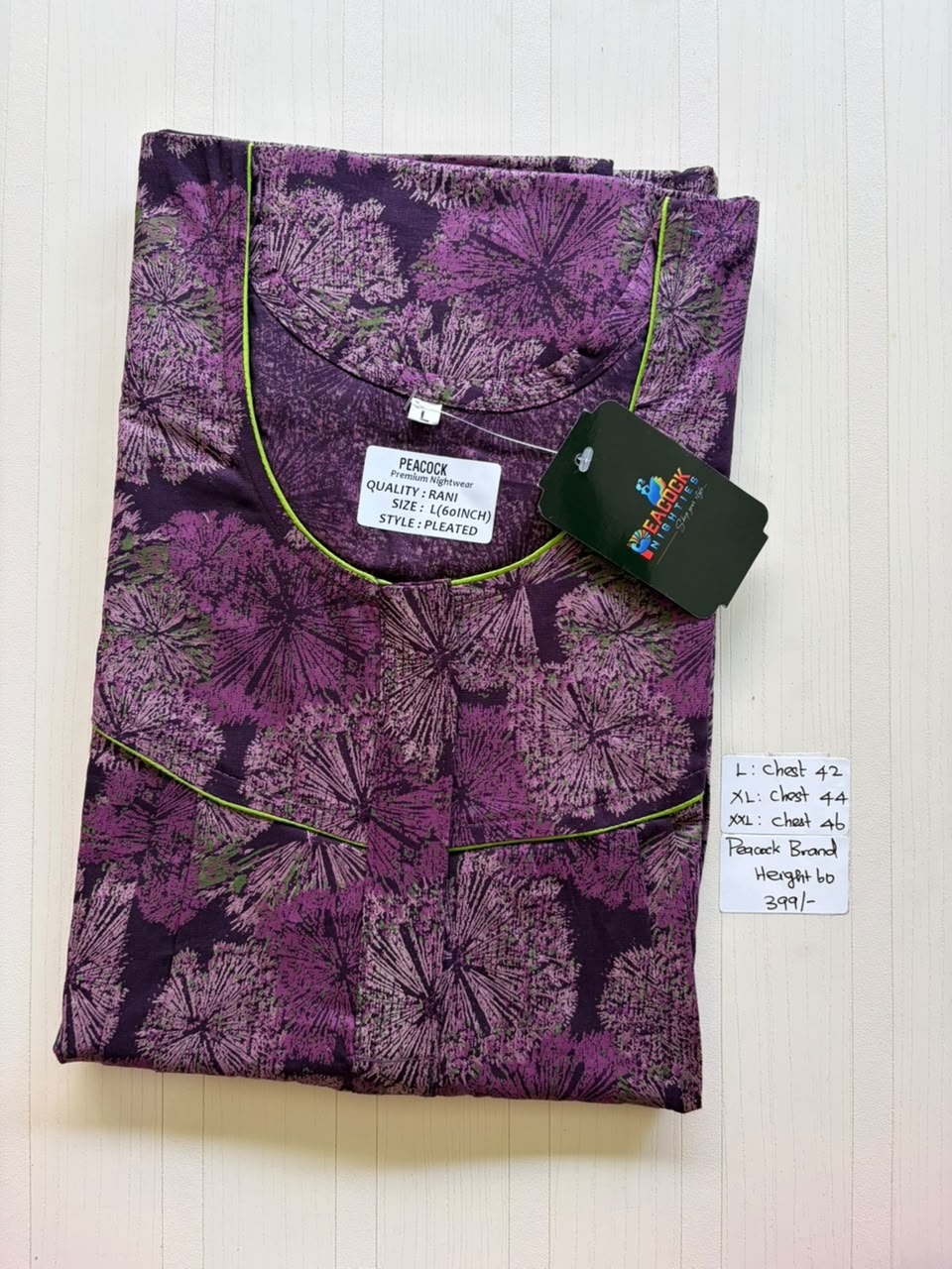 AAS5122 Peacock pleats Zip premium quality BP HP DD LPS CPS DPS