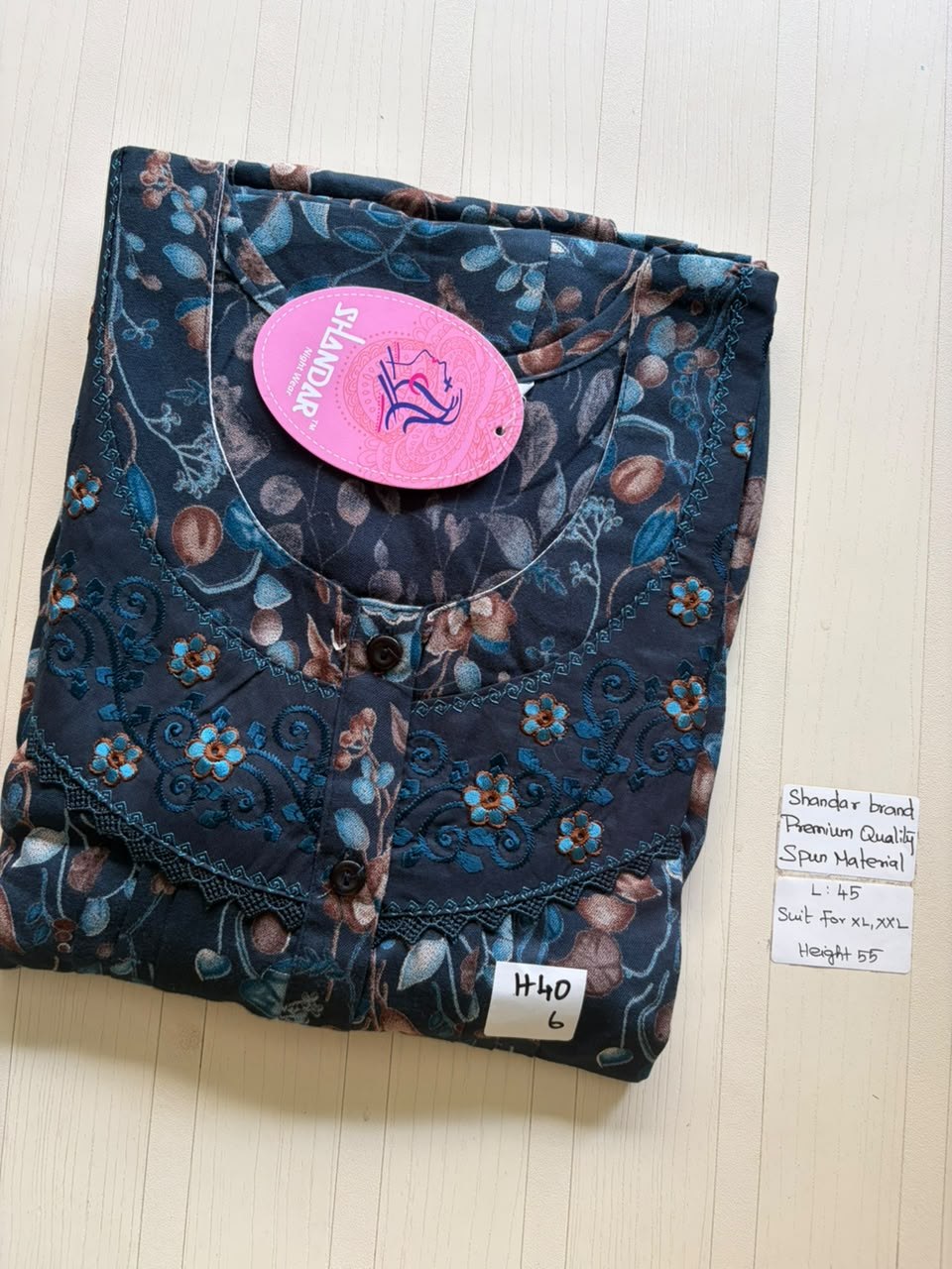 BS365 Shandar Spun nighty