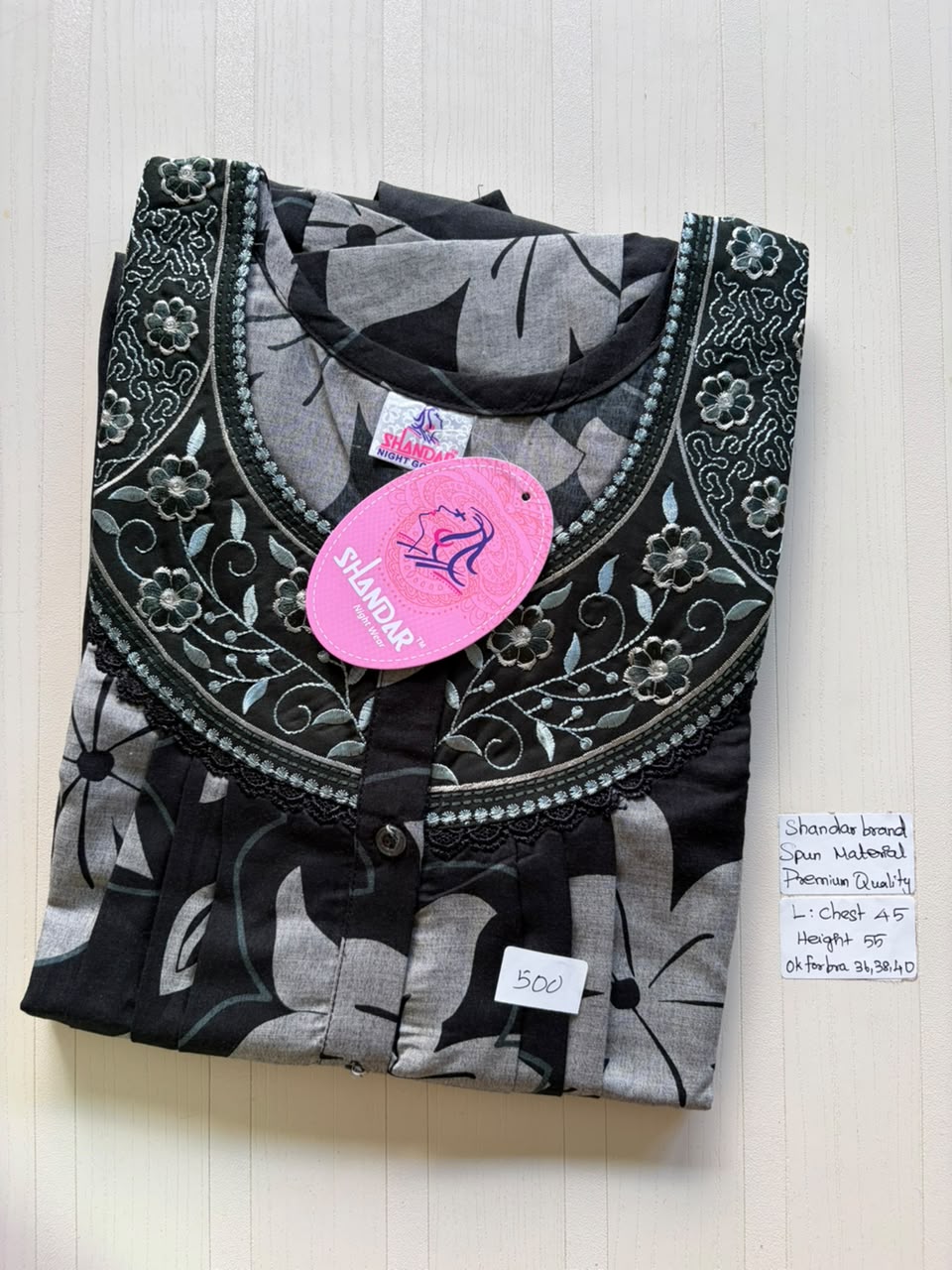 BSS 070 Shandar Spun nighty