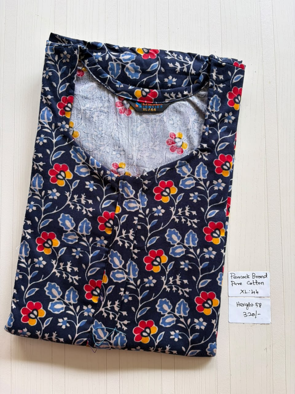 AASZ 291 Height Peacock Zip Nighty BP CPS