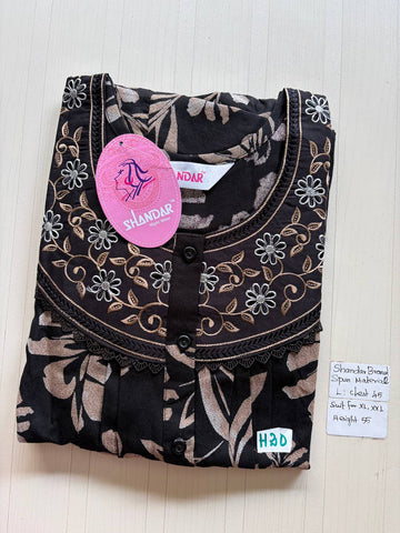 bss 340 Shandar Spun nighty