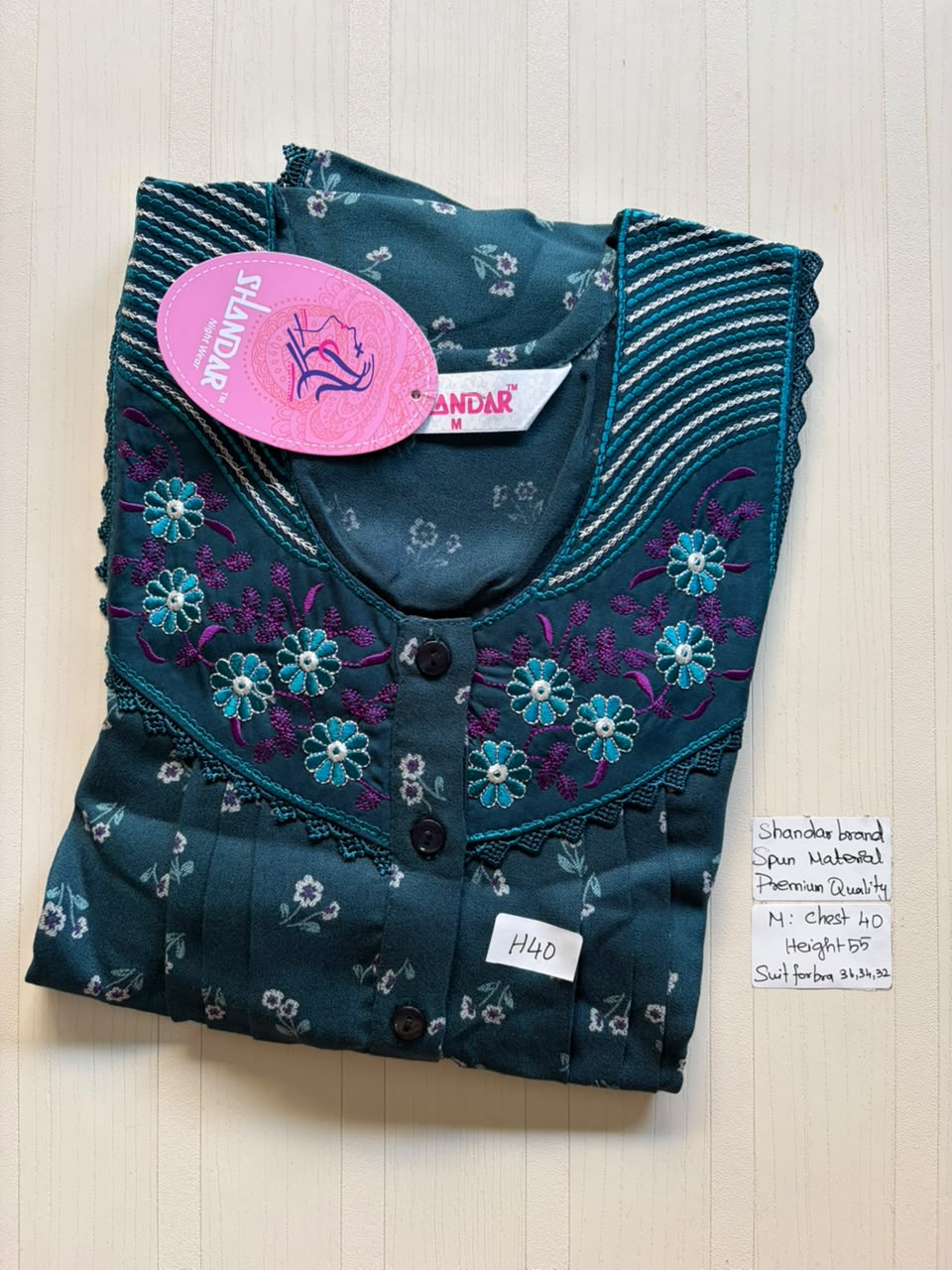 ASS 351 Shandar Spun nighty