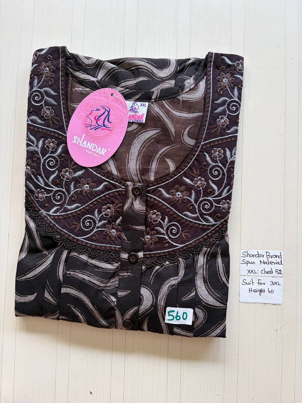 Dss 333 Shandar Spun nighty