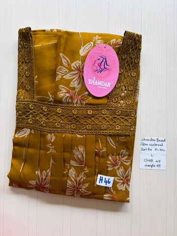 BSS 584 Shandar Spun nighty