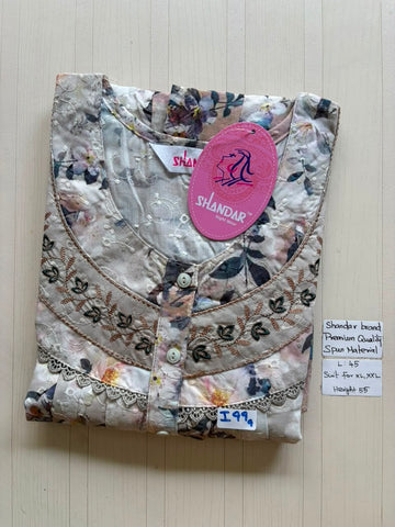 BS450 Shandar Spun nighty