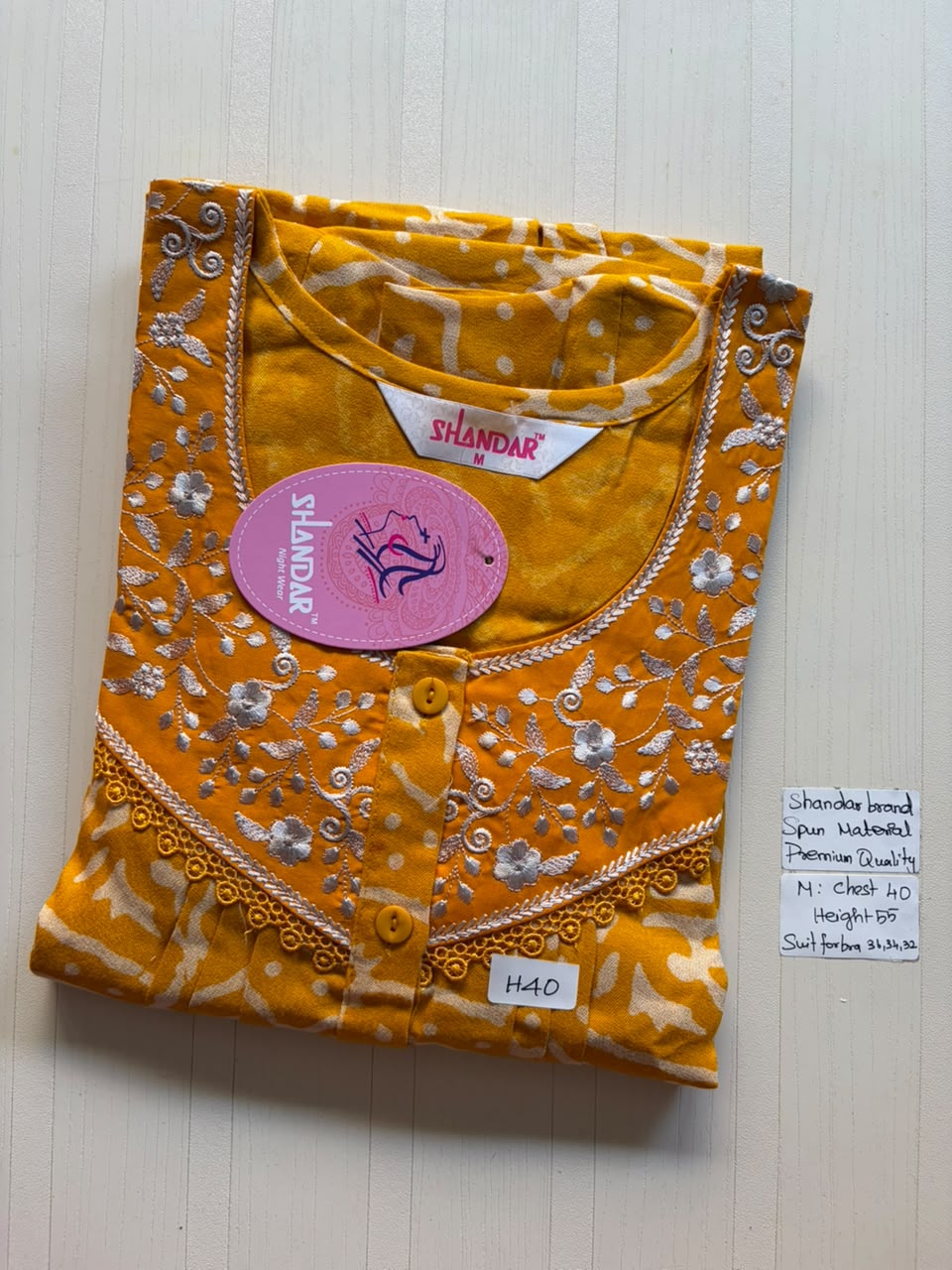 ASS 324 Shandar Spun nighty
