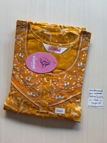 ASS 324 Shandar Spun nighty