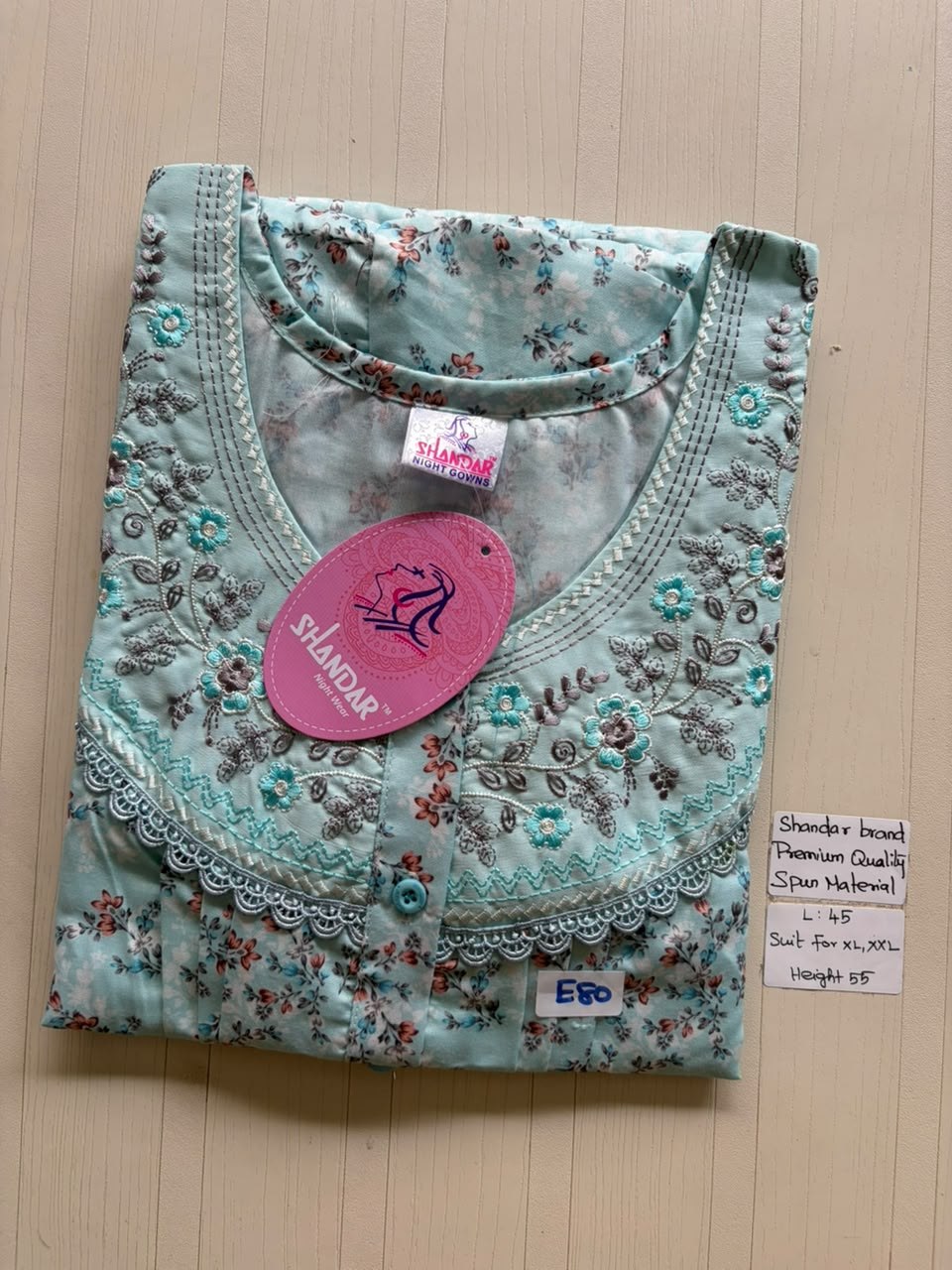 BS429 Shandar Spun nighty