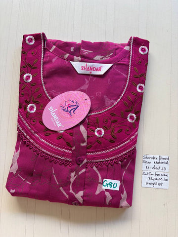 ASS 849 Shandar Spun nighty
