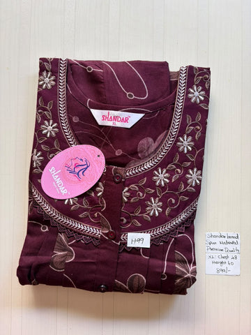 CSS 433 Height Shandar Spun nighty