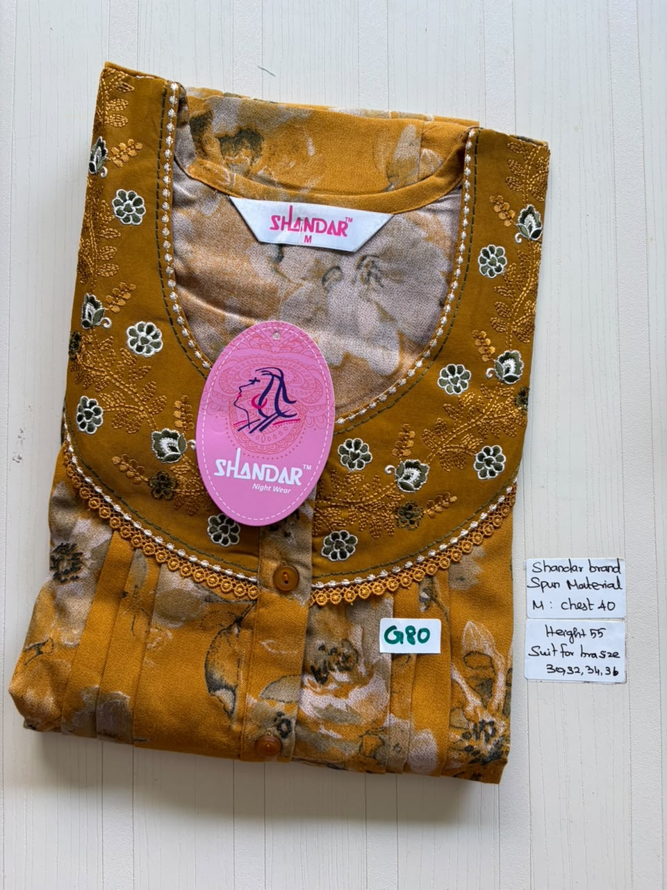 ASS 453 Shandar Spun nighty