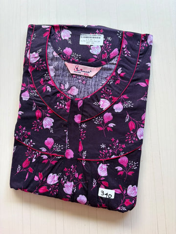 AASKZ 017 Peacock Zip Nighty BP DPS