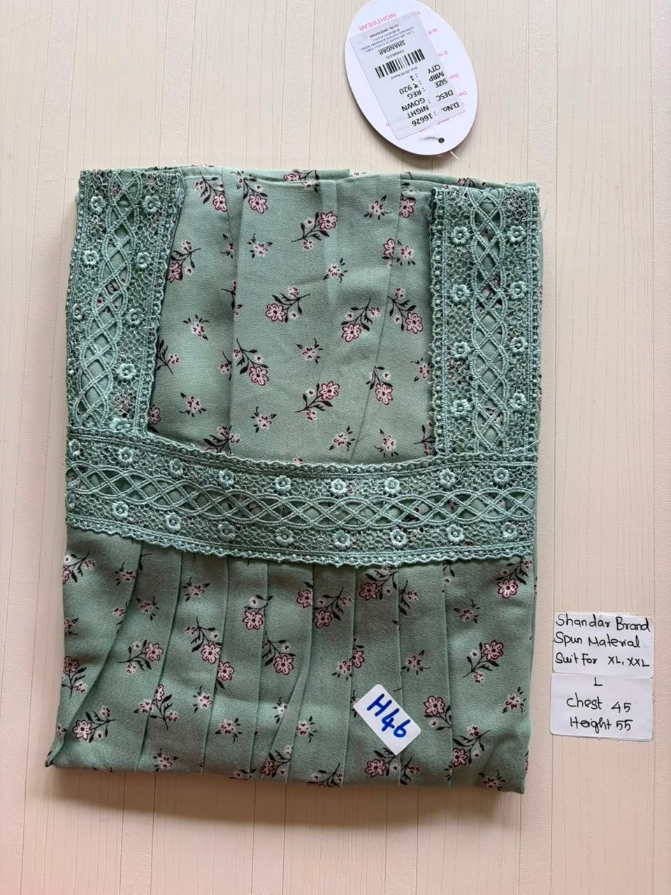BSS 598 Shandar Spun nighty