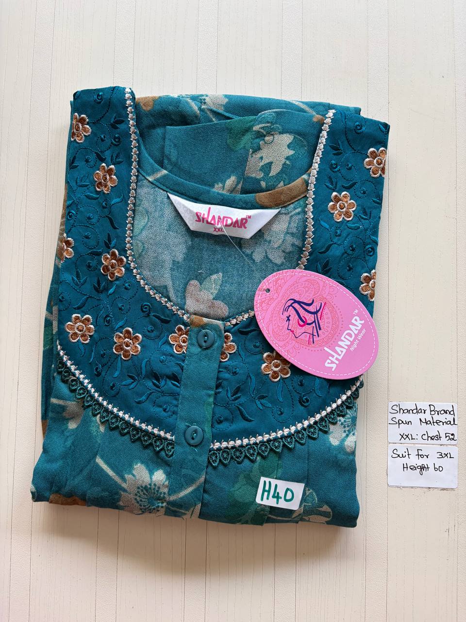 Dss 385 Shandar Spun nighty