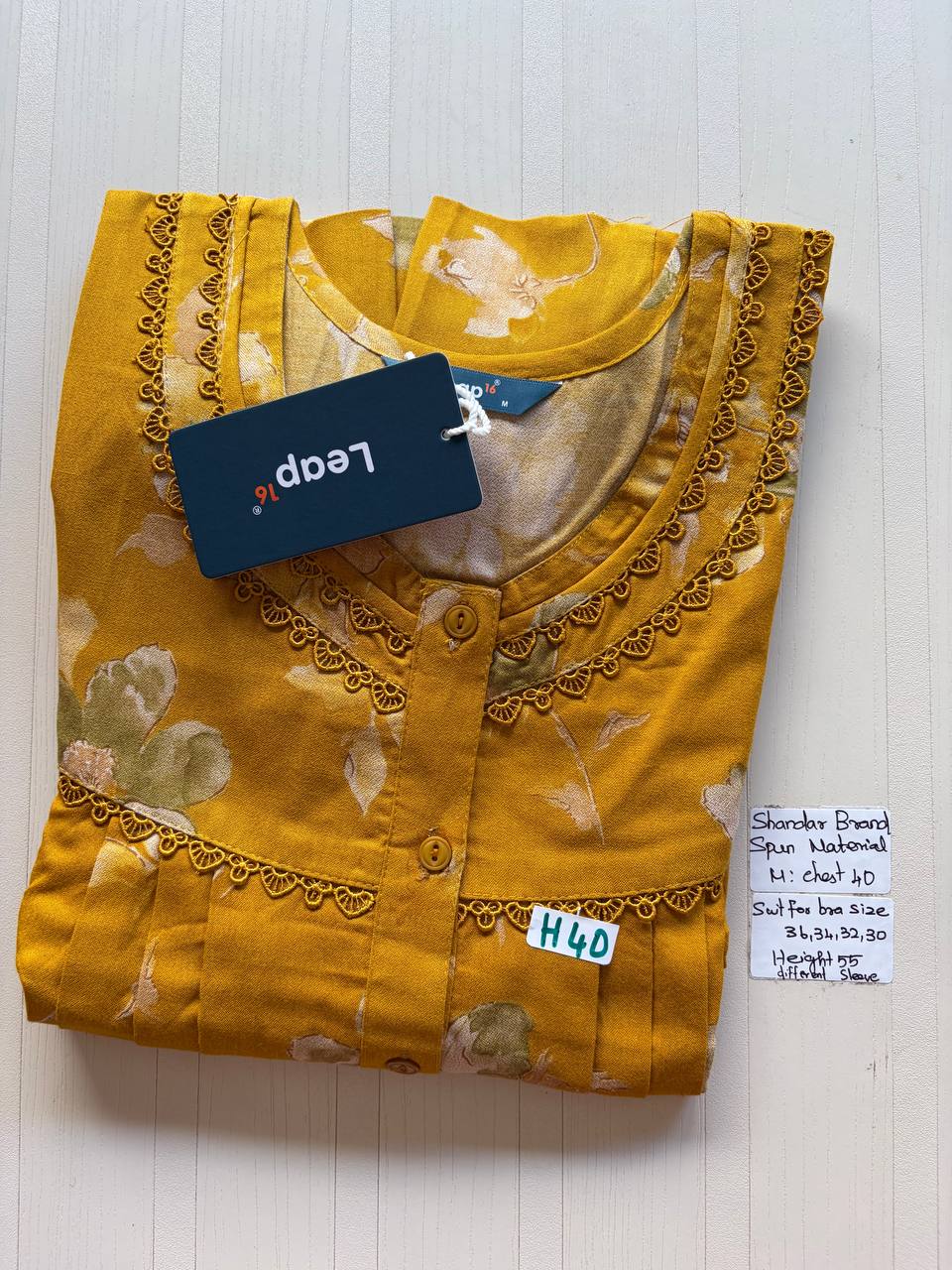 ASS 803 Shandar Spun nighty different sleeve