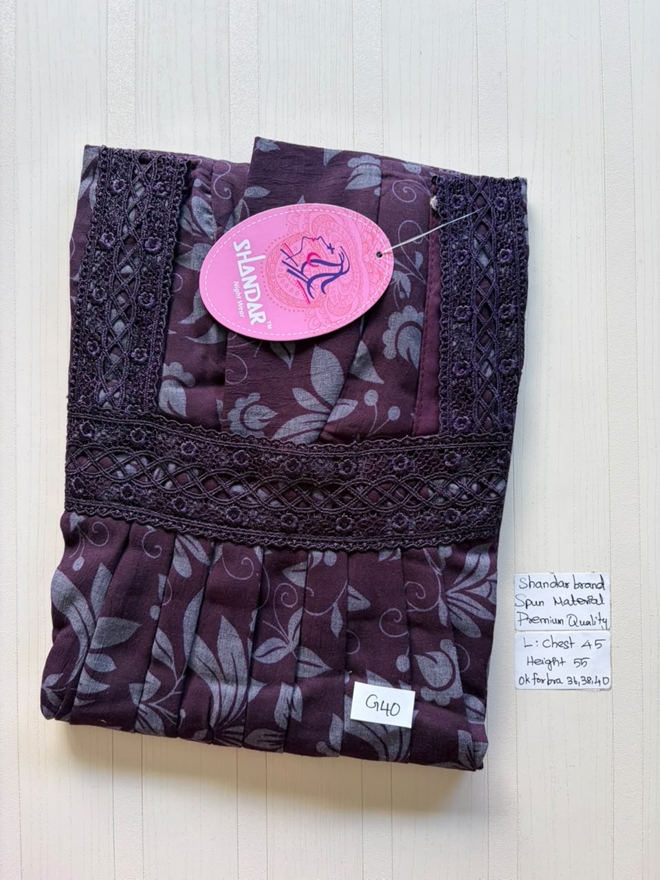 BSS 059 Shandar Spun nighty