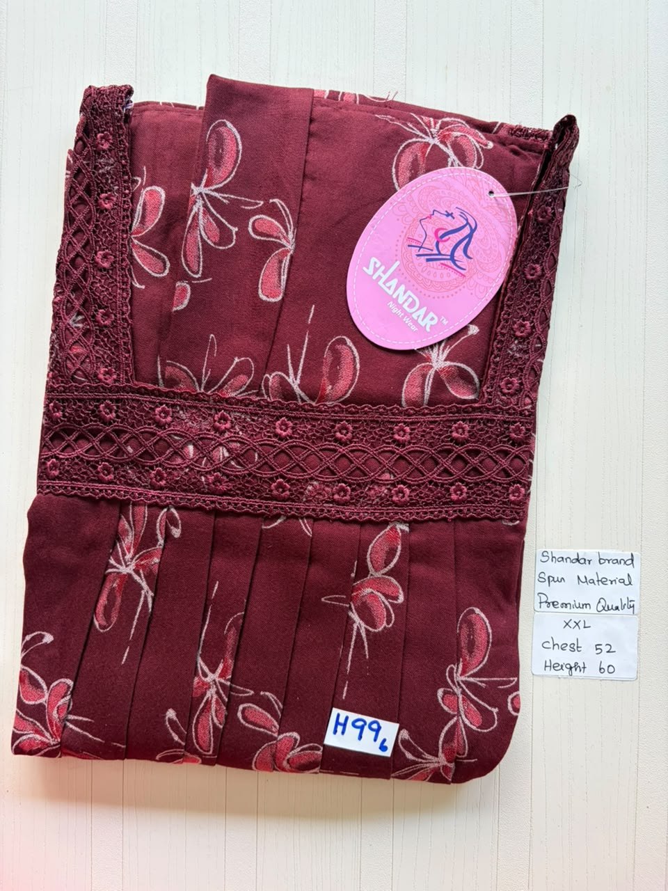 DSS 244 Height Shandar Spun nighty