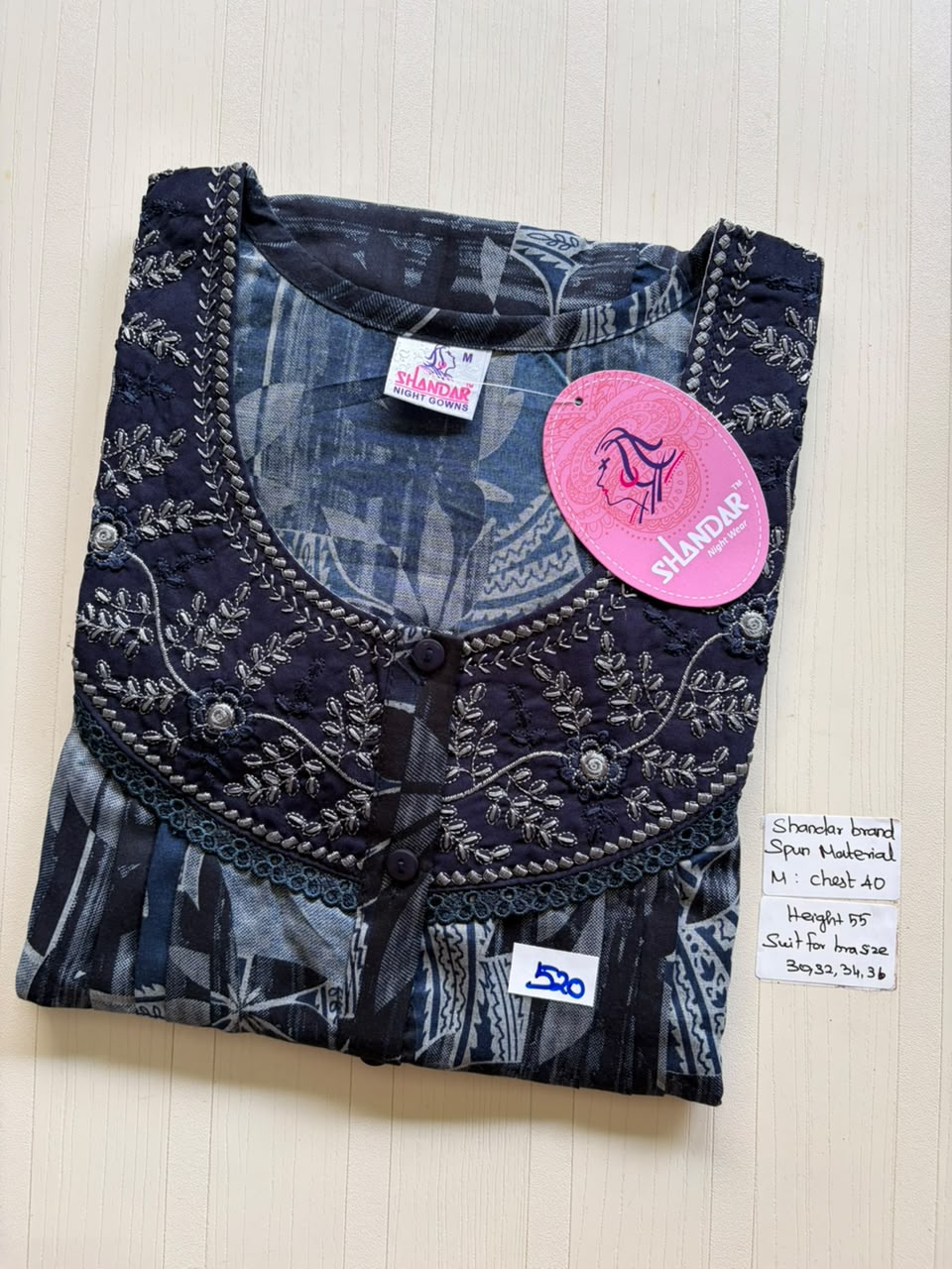 ASS 436 Shandar Spun nighty