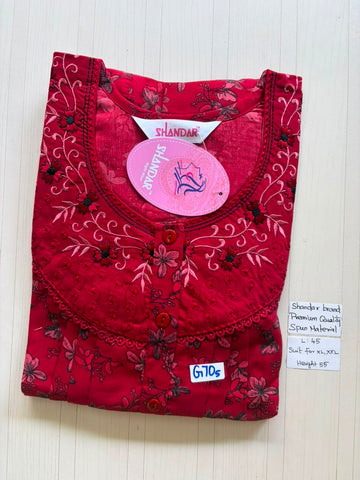 BS201 Shandar Spun nighty