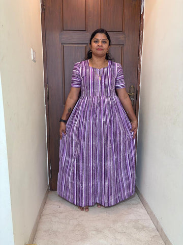 MFS 456 Height Peacock maxi frock YY1 YY2