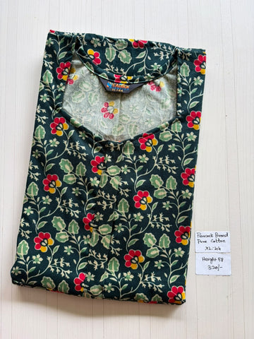 AASZ 290 Height Peacock Zip Nighty BP CPS