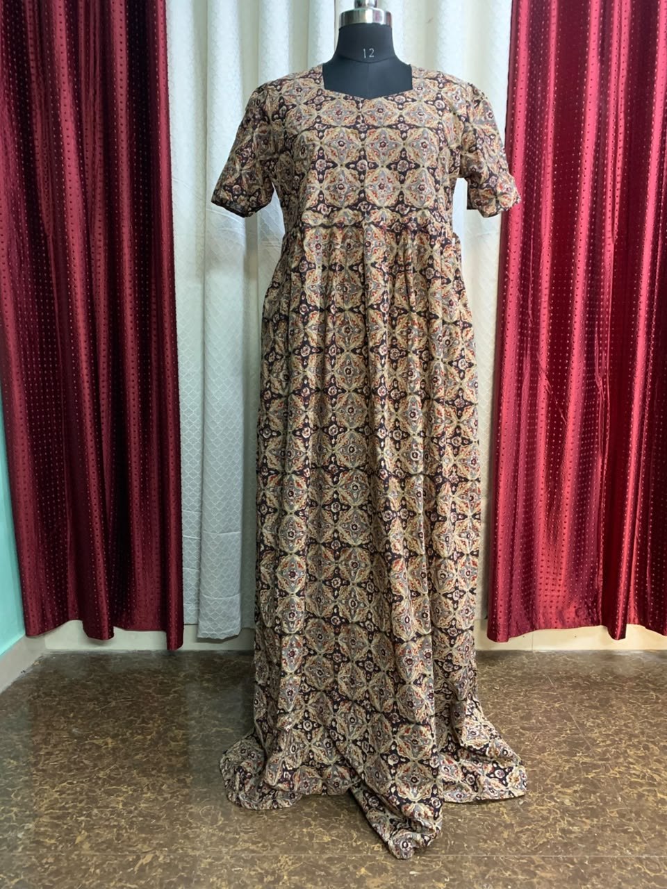 MFS159 Peacock Height maxi frock YY1 YY2