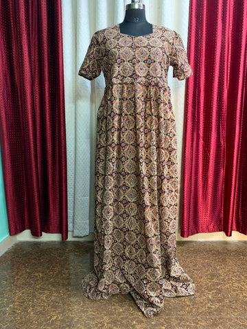 MFS159 Peacock Height maxi frock YY1 YY2