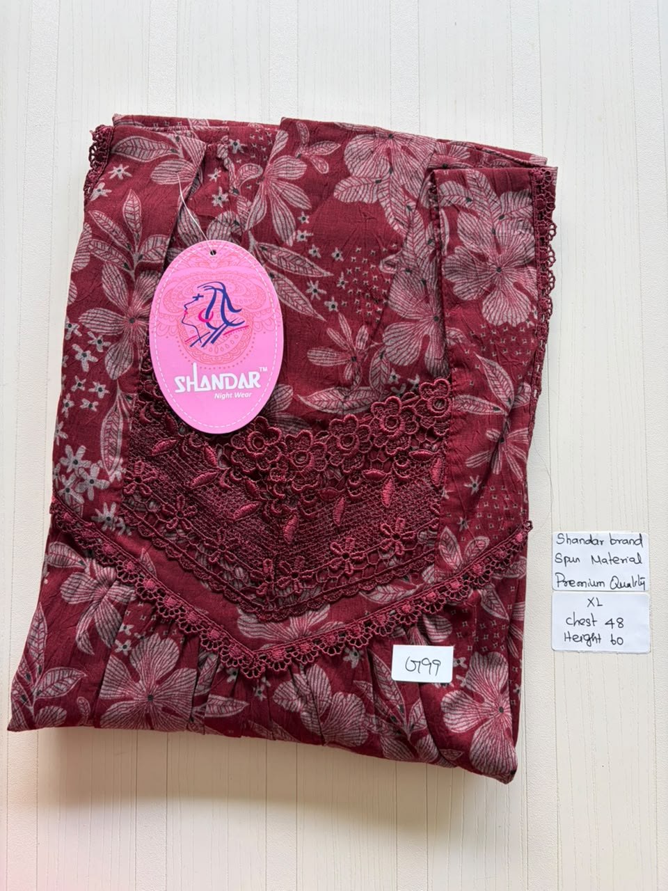 DSS 261 Height Shandar Spun nighty