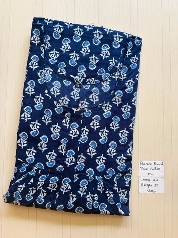 AASBP001 Peacock Pleats Zip Nighty
