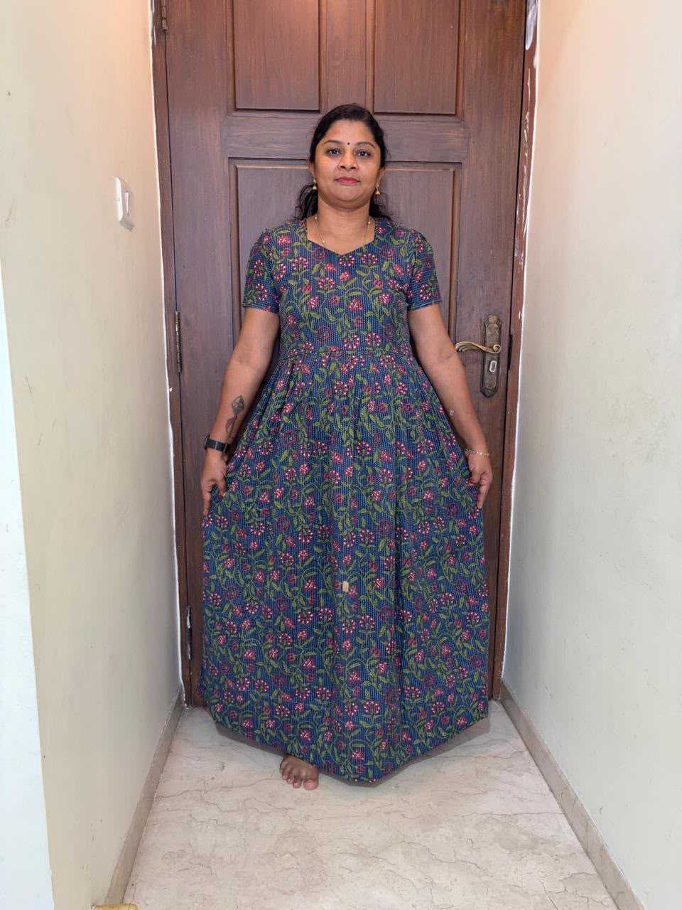 MFS 364 Peacock Height Maxi Frock YY1 YY2