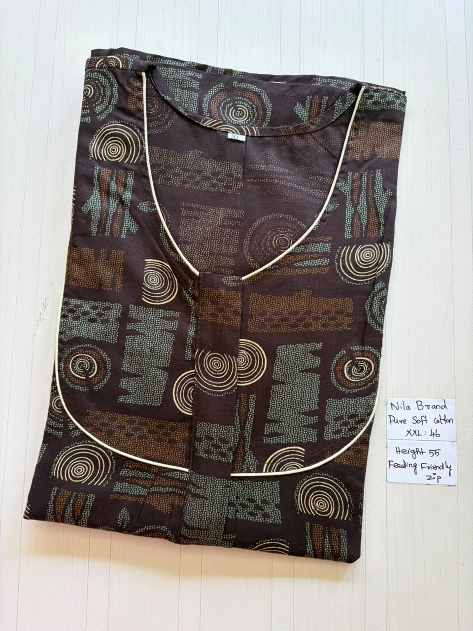 NP 111 Nila Brand Zip Nighty DPS