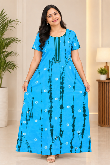 AASZ 223 Peacock Zip Nighty BP BPS