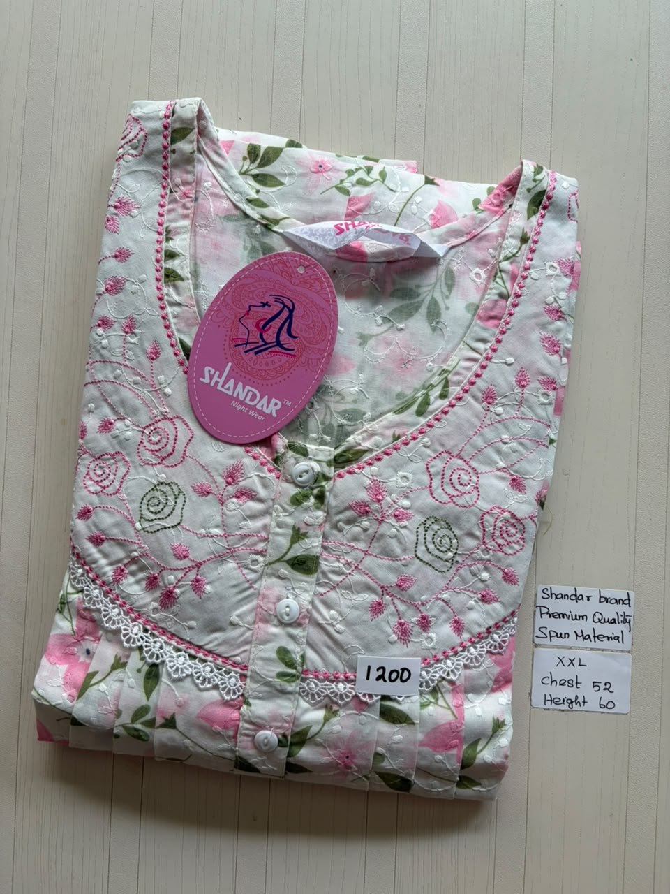 DSS172 Height Shandar Spun Nighty