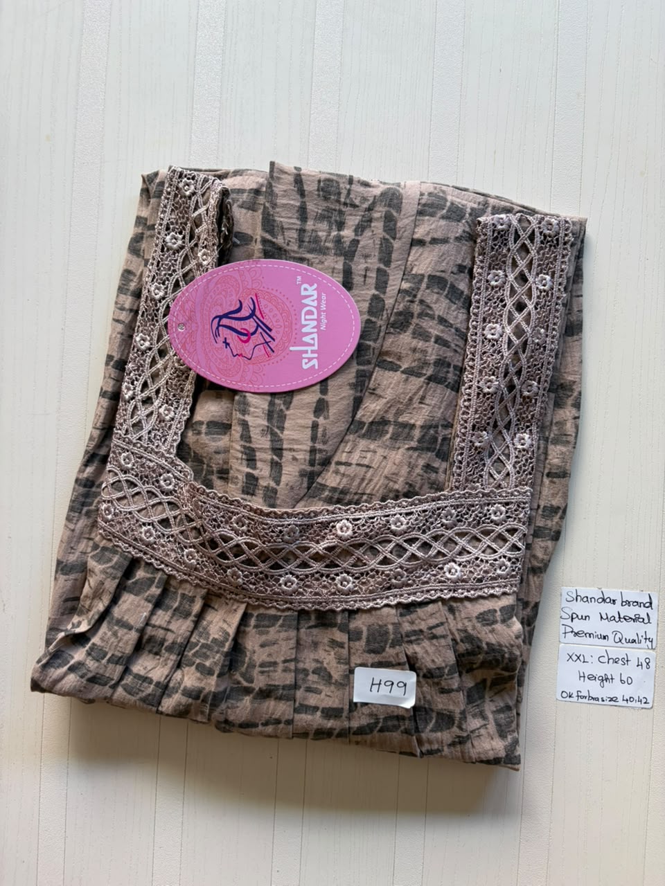 DSS 151 Height Shandar Spun nighty