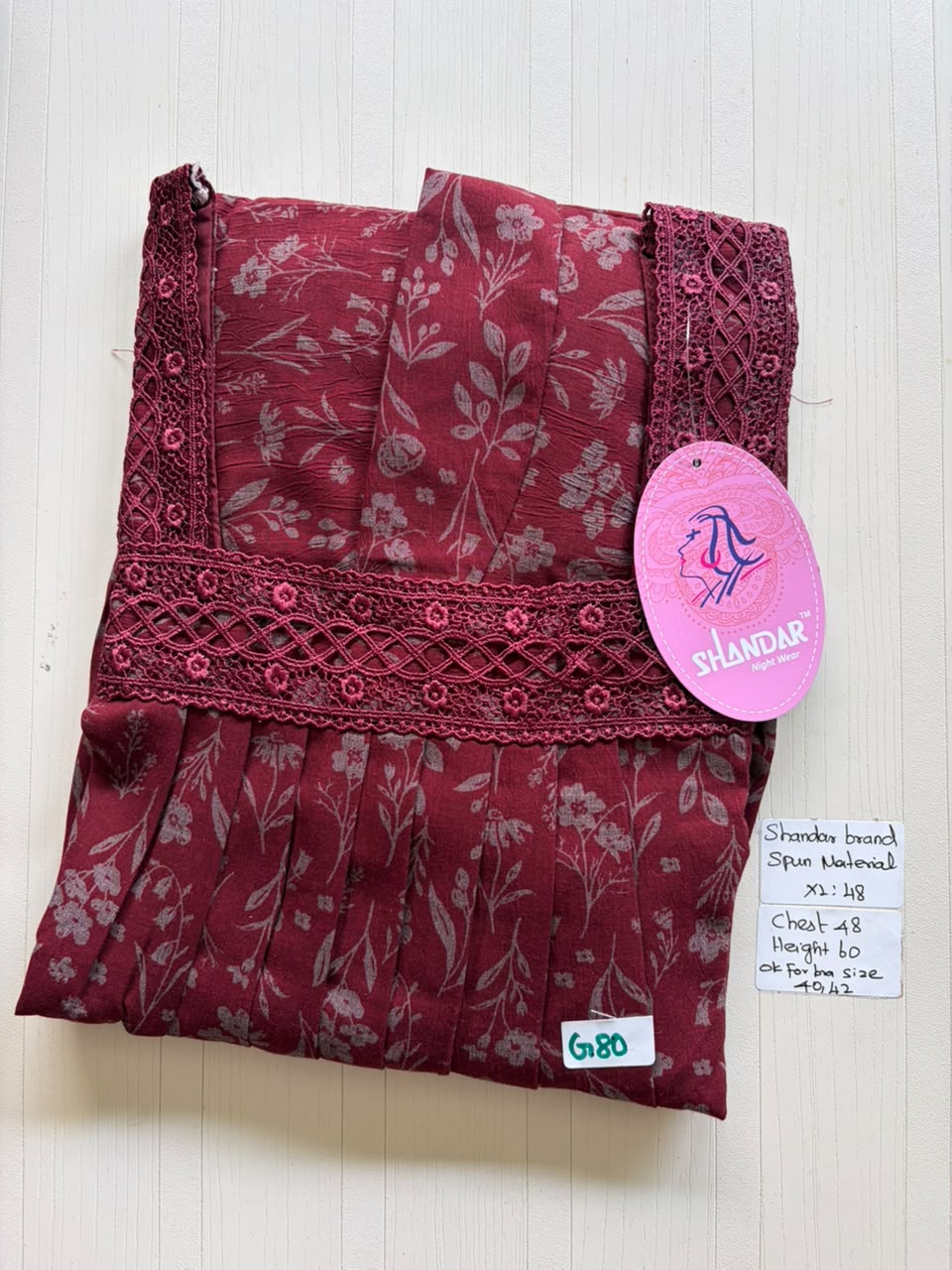 CSS 489 Height Shandar Spun nighty