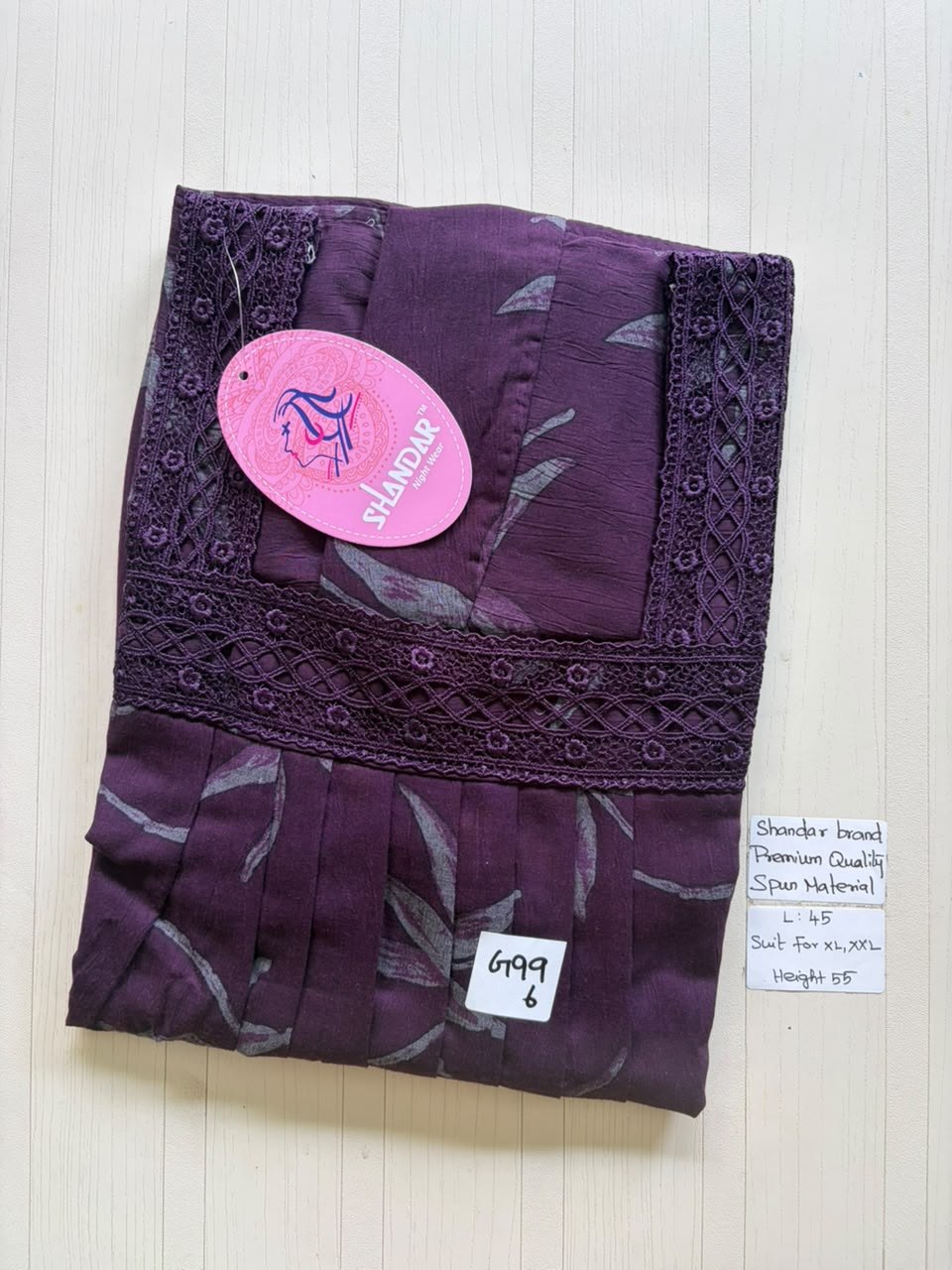 BS316 Shandar Spun nighty