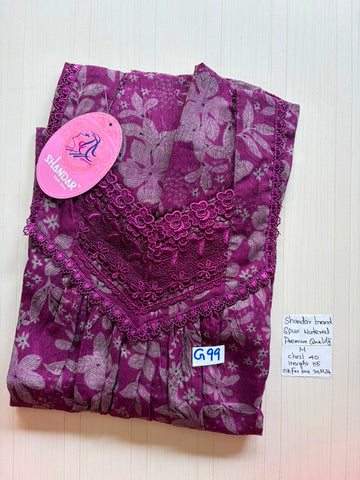 ASS 222 Shandar Spun nighty