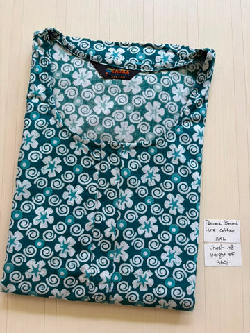 AASZ006 Peacock zip Nighty